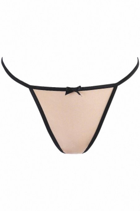 Nuisette en jersey beige V-10539 - Axami