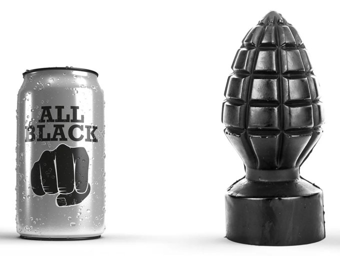 Plug AB33 Grenade All Black 11 x 6.5cm