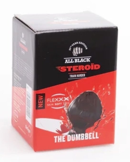 Plug ABS24 The Dumbbell All Black Steroïd 10 x 8cm