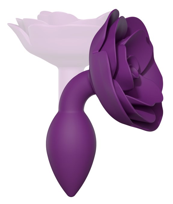 Plug anal Bijou Open Roses S 8 x 2.9cm Violet