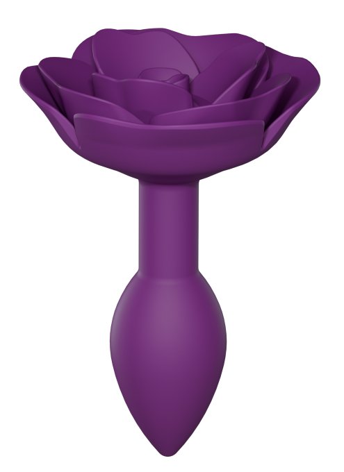 Plug anal Bijou Open Roses S 8 x 2.9cm Violet