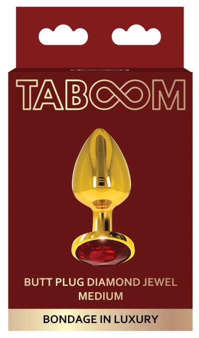 Plug bijou anal Jewel Taboom 7.5 x 3.3cm