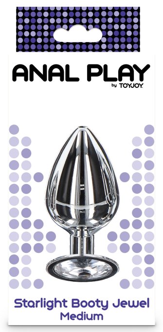 Plug Bijou anal Starlight Booty M 7.5 x 3.3cm