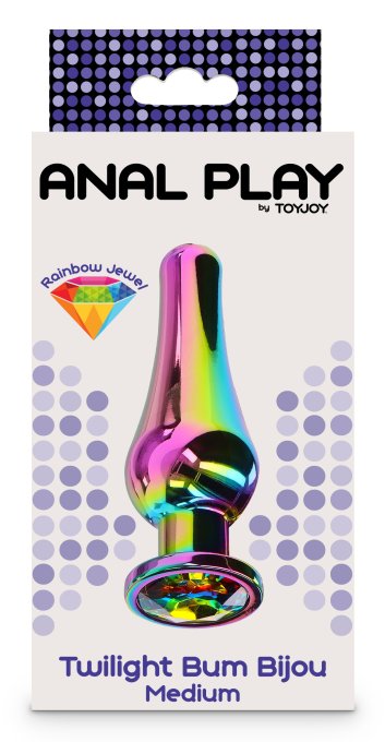 Plug Bijou anal Twilight Bum M 10 x 3.4cm