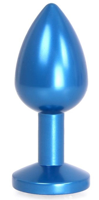 Plug bijou en Alu Gem Light 6 x 2.8 cm Bleu