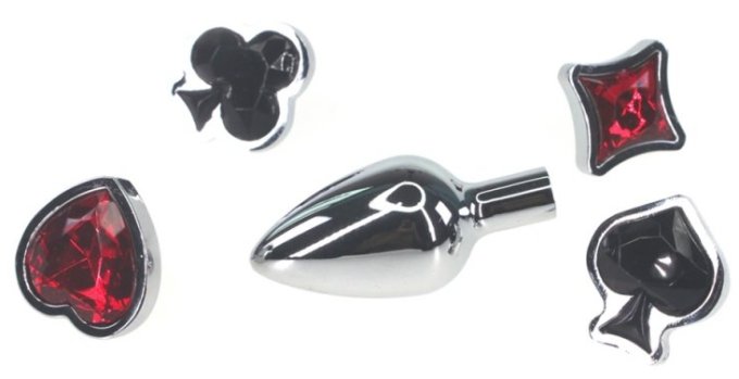 Plug Bijou Poker Up 6 x 2.7cm