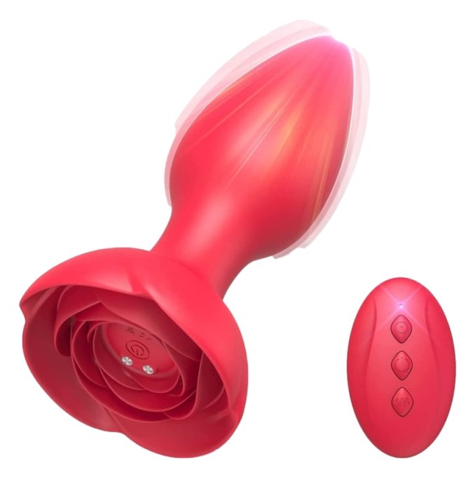 Plug Bijou Vibrant Rose 10 x 4cm