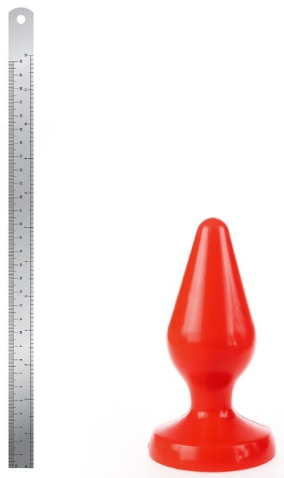 Plug Classic L I Love Butt 15 x 6.8 cm rouge