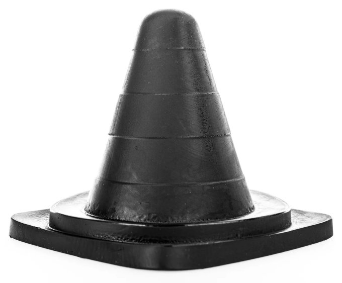 Plug Cone AB68 Small Cone All Black 19 x 13cm