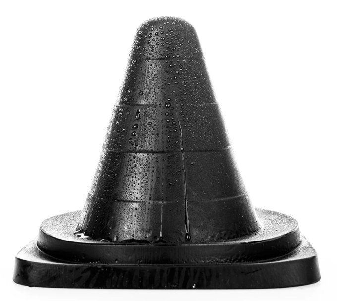 Plug Cone AB68 Small Cone All Black 19 x 13cm