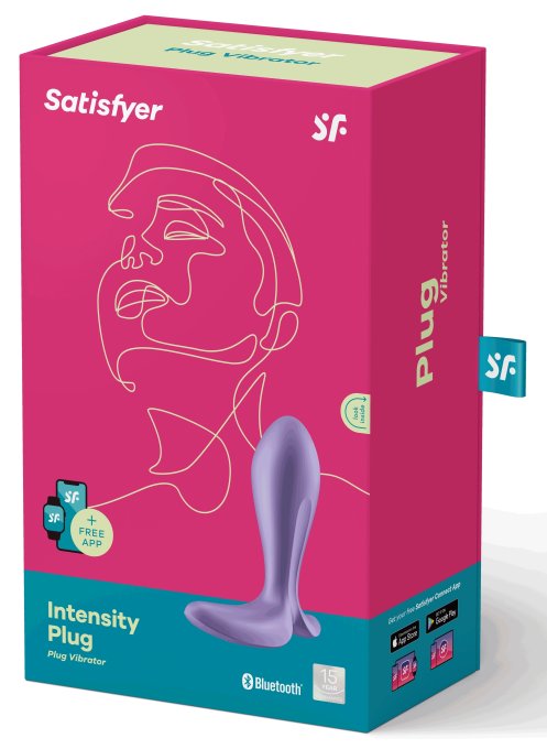 Plug connecté Intensity Plug Satisfyer 7 x 2.5cm Mauve