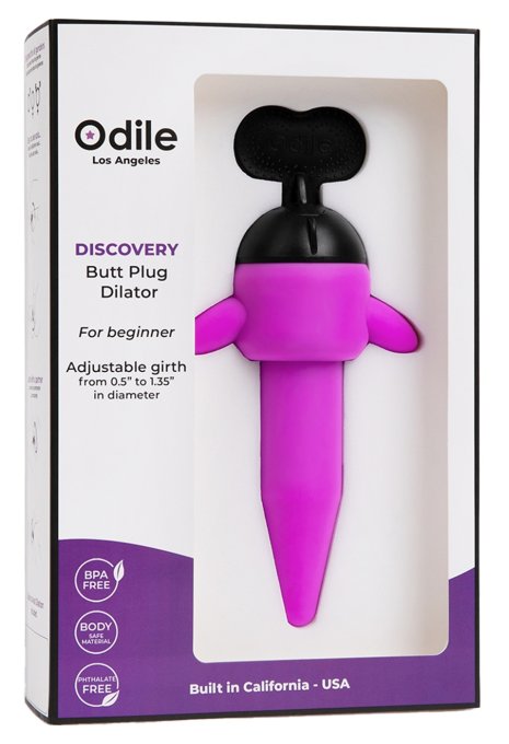 Plug Dilatateur Discovery 9 x 3.4cm Violet