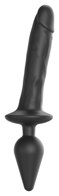 Plug Dildo Switch Realistic Strap-On-Me L 16 x 3.4cm Noir