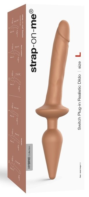 Plug Dildo Switch Realistic Strap-On-Me L 16 x 3.4cm