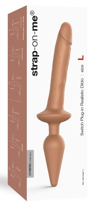 Plug Dildo Switch Realistic Strap-On-Me S 13 x 2.8cm