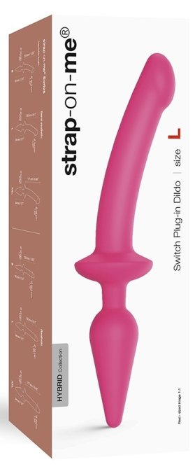 Plug Dildo Switch Strap-On-Me L 16 x 3.4cm Rose