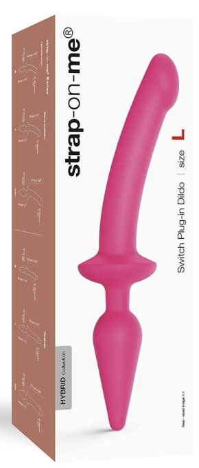 Plug Dildo Switch Strap-On-Me S 13 x 2.8cm Rose