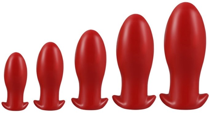 Plug Drakar Egg S 10 x 4.5cm Rouge