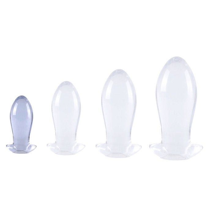 Plug Egg Clear S 9 x 4cm Transparent