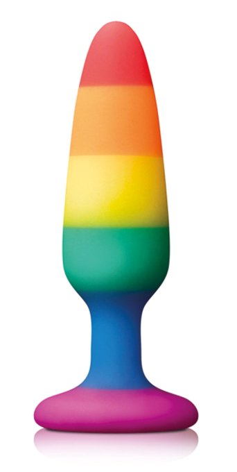 Plug en silicone Rainbow 10 x 2.8 cm