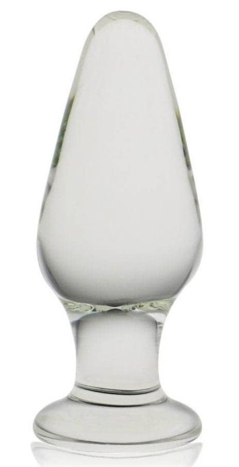 Plug en verre Romance Transparent 9.5 x 3.8cm