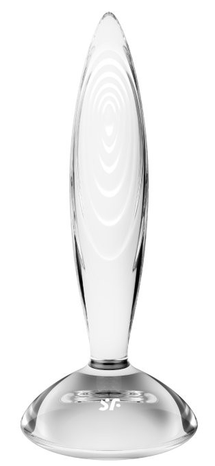 Plug en verre Sparkling Crystal 16 x 3.5cm Transparent