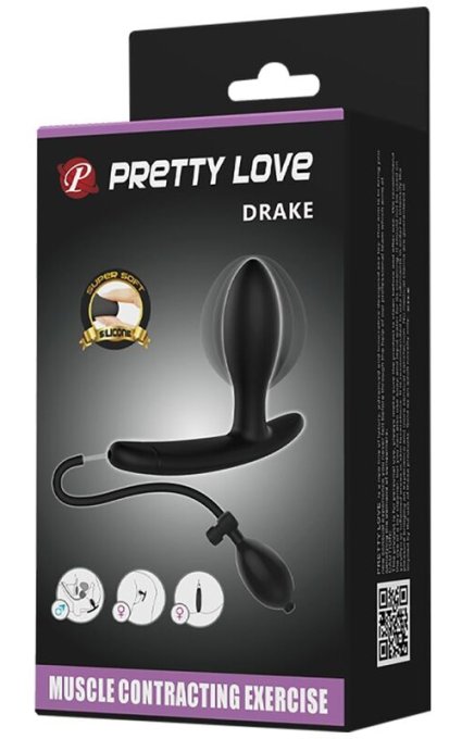 Plug gonflable en silicone Drake Pretty Love 7 x 2.5cm