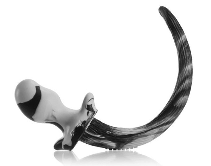 Plug Queue Puppy Tail Beagle 9.5 x 5 cm Blanc