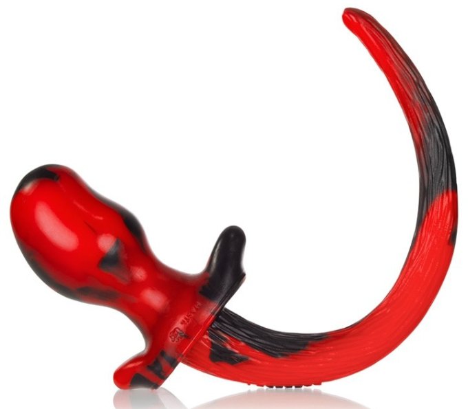 Plug Queue Puppy Tail Bulldog 11.5 x 6 cm Rouge