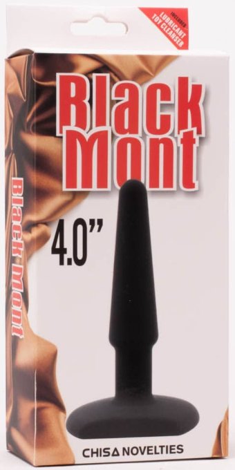 Plug Silicone Black Mont 9.5 x 2.3 cm