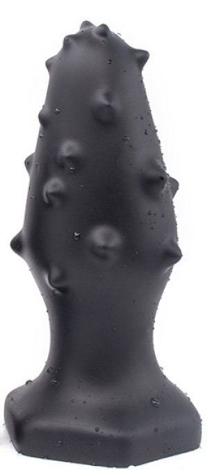 Plug silicone Monster Spike XL 16 x 6.5cm Noir