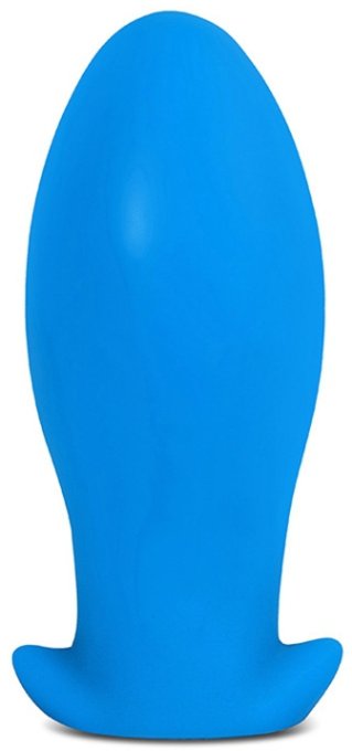 Plug silicone Saurus Egg L 14 x 6.3cm Bleu