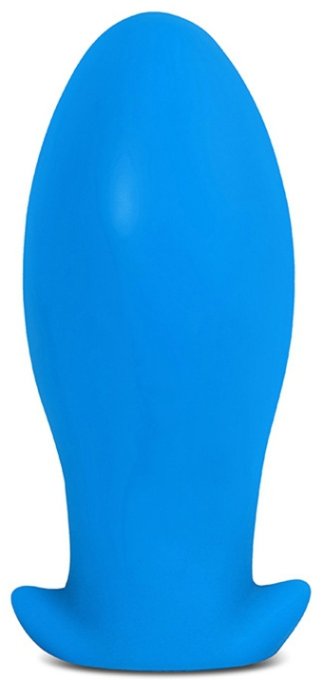 Plug silicone Saurus Egg XL 16.5 x 7.3cm Bleu