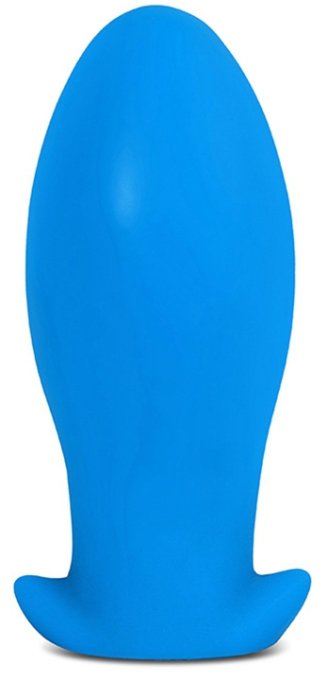 Plug silicone Saurus Egg XXL 18.5 x 8.3cm Bleu