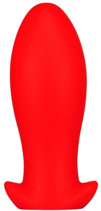 Plug silicone Saurus Egg XXL 18.5 x 8.3cm Rouge