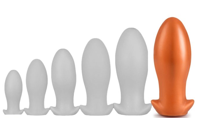 Plug Silicone Saurus Egg XXXL 19 x 9.3cm