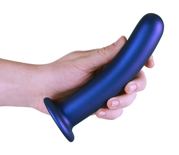 Plug Smooth G-Spot L 17 x 3.5cm Bleu