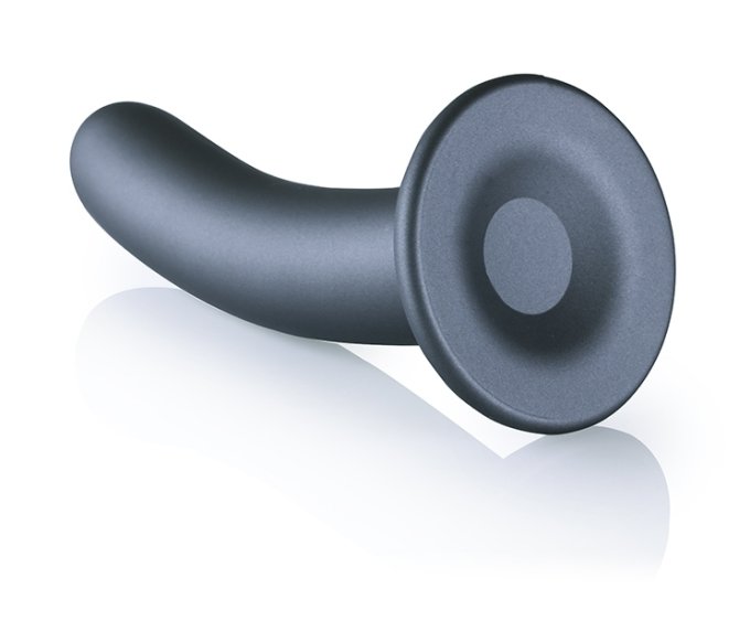 Plug Smooth G-Spot L 17 x 3.5cm Gris