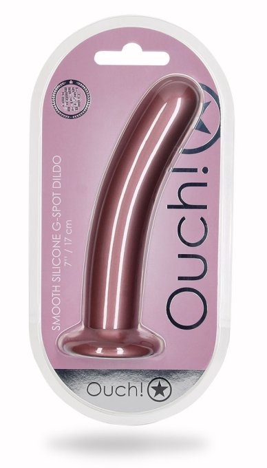 Plug Smooth G-Spot L 17 x 3.5cm Rose