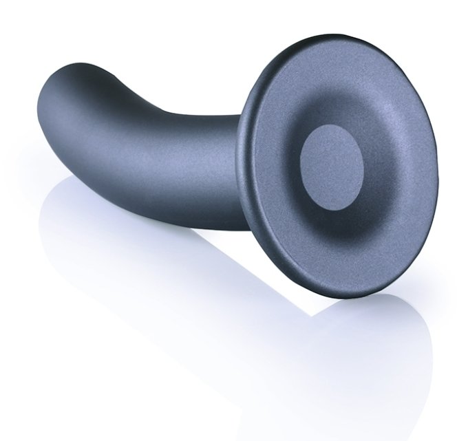 Plug Smooth G-Spot M 14.5 x 3cm Gris