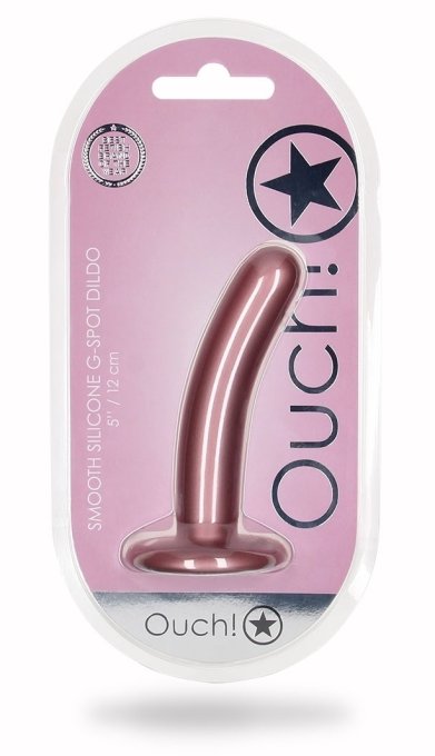 Plug Smooth G-Spot S 12 x 2.4cm Rose