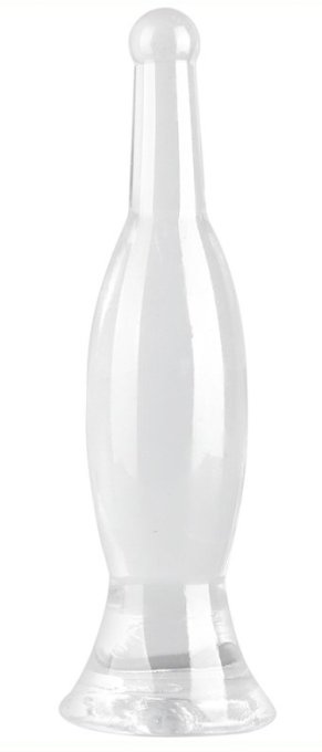 Plug transparent Bottle L 26 x 6.5cm