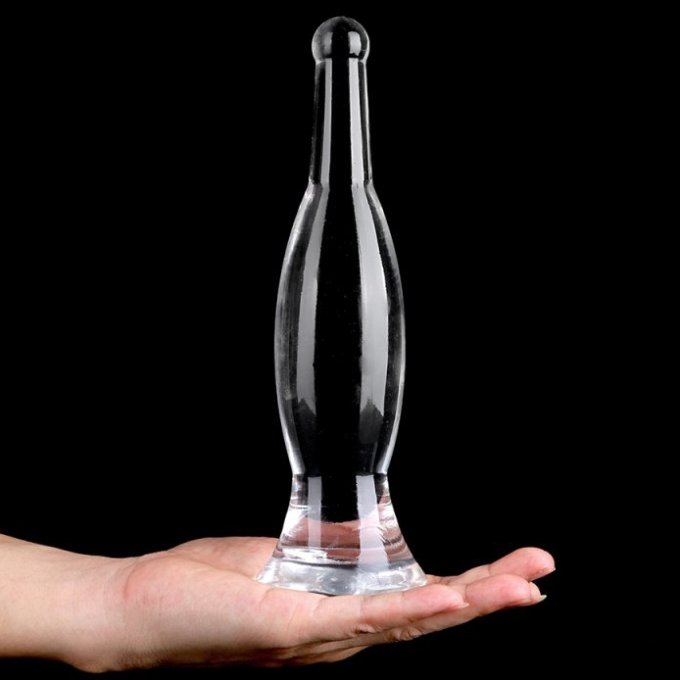 Plug transparent Bottle L 26 x 6.5cm