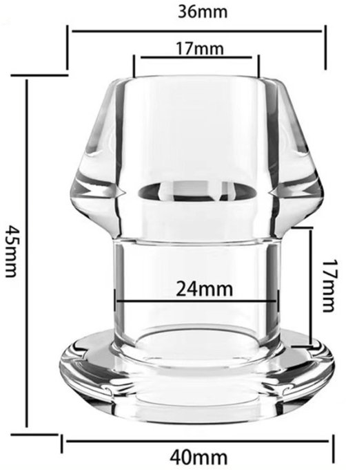 Plug Tunnel avec bouchon Inpull S 4 x 3.6cm