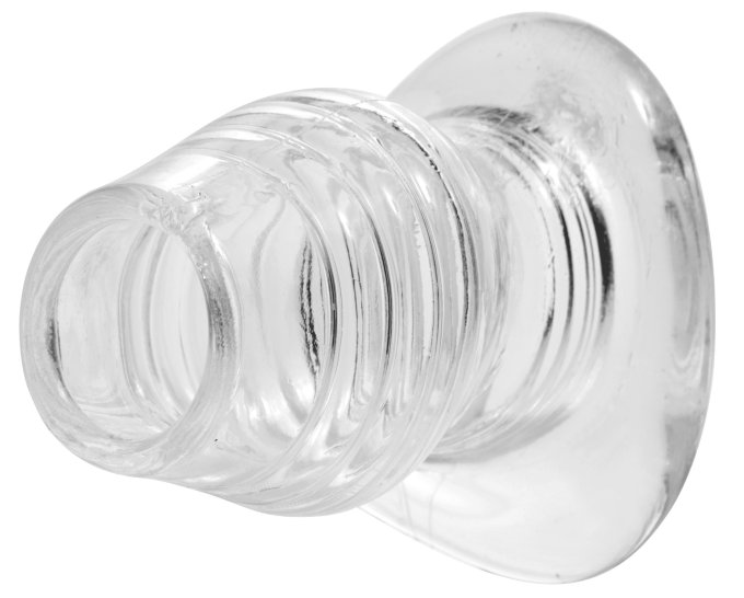 Plug Tunnel Cock Dock Transparent 9 x 6.5 cm