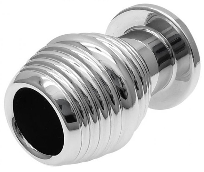 Plug Tunnel en métal Thread Hollow L 7 x 4.8cm