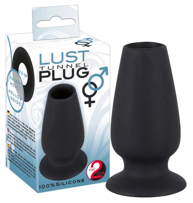 Plug Tunnel en silicone Lust 10 x 5cm