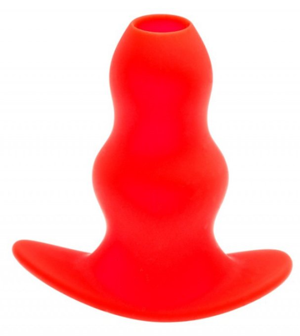 Plug Tunnel Stretch Rouge Small 11 x 5 cm