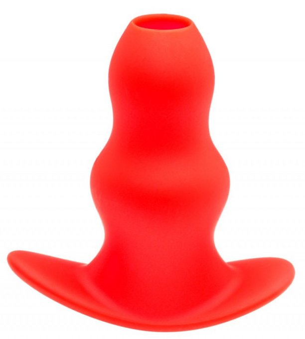 Plug Tunnel Stretch Rouge Large 15 x 7cm