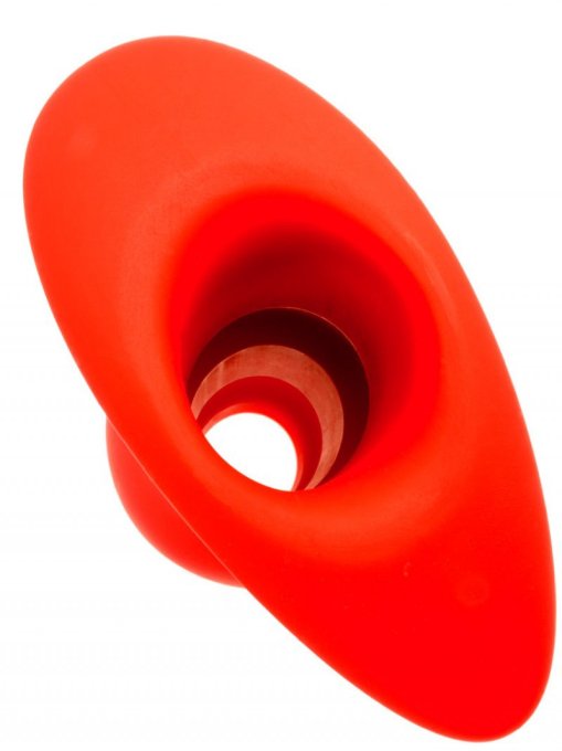 Plug Tunnel Stretch Rouge Large 15 x 7cm